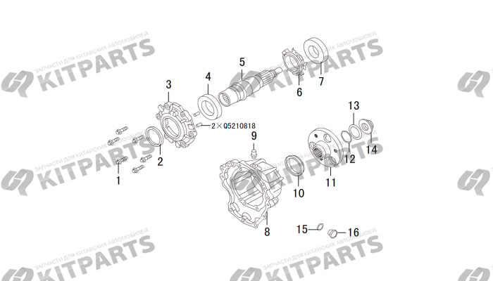 Корпус кпп Haval H8