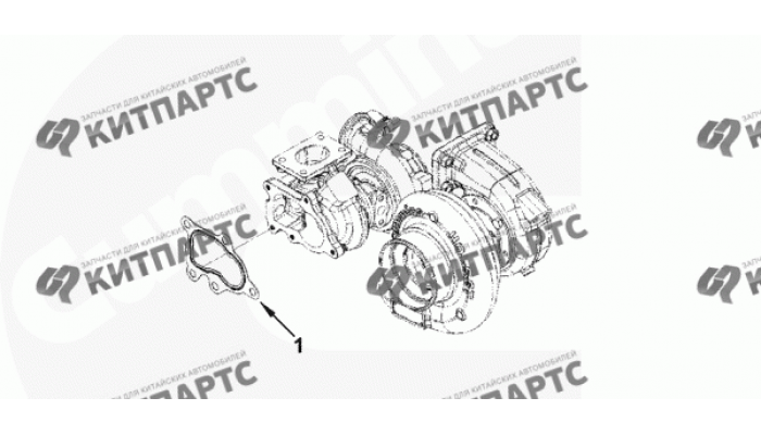 Прокладка турбины Cummins 2.8 ISF