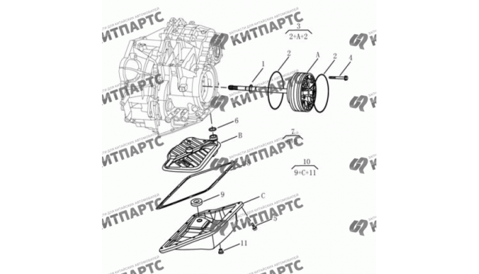 Масляный насос Geely Emgrand (EC7)